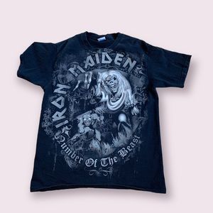 Vintage Iron Maiden Number of the Beast Tee Sz. M